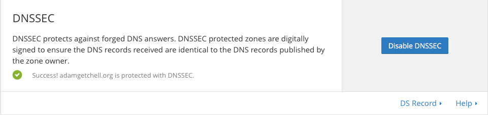 CloudFlare DNSSEC