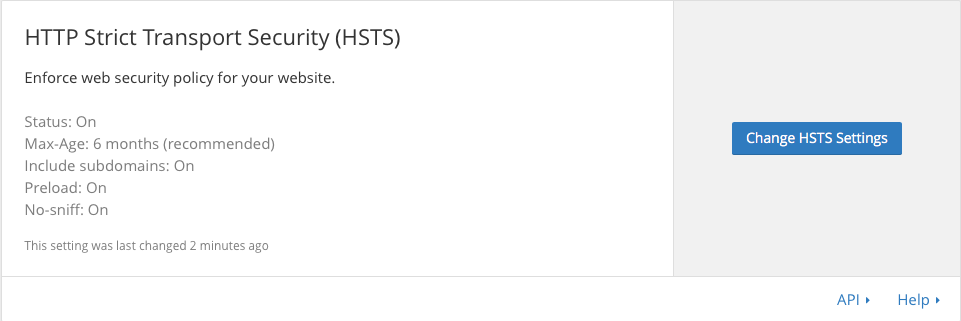HTTP Strict Transport Security on CloudFlare