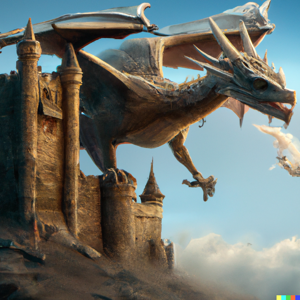 Dragon Conquering Castle