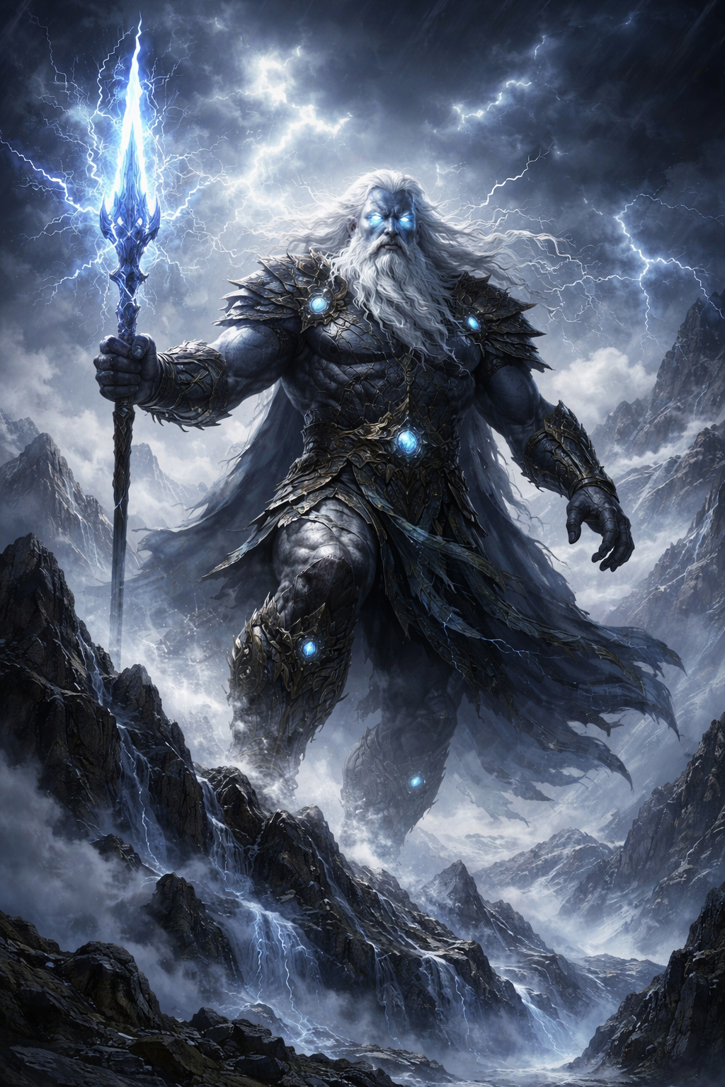 Giant Striding A Storm